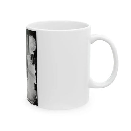 Beaufort, S.C. Gen. Isaac I. Stevens On Same Porch (U.S. Civil War) White Coffee Mug - Go Mug Yourself