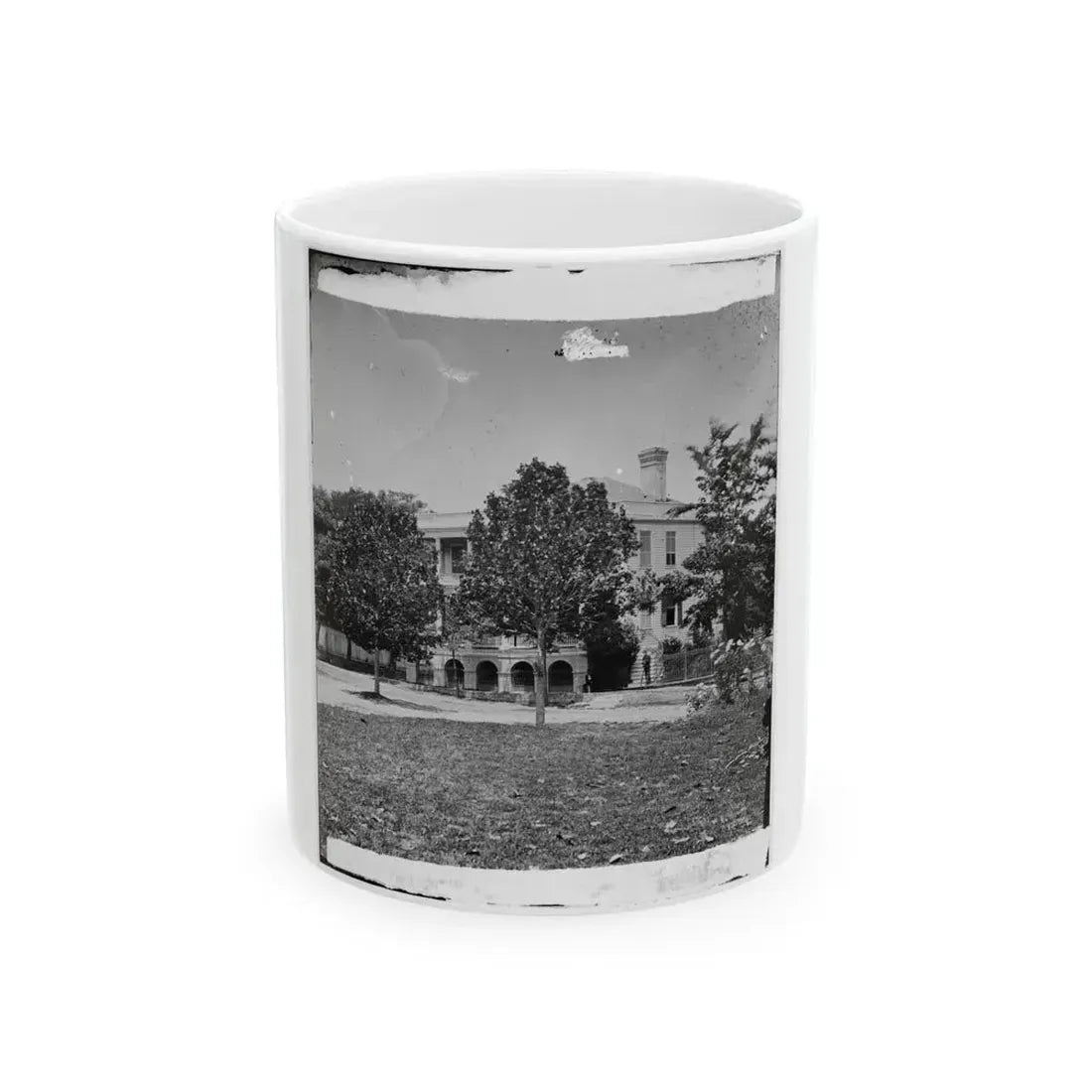 Beaufort, S.C. Robert Barnwell Rhett's House (U.S. Civil War) White Coffee Mug 11oz - Go Mug Yourself