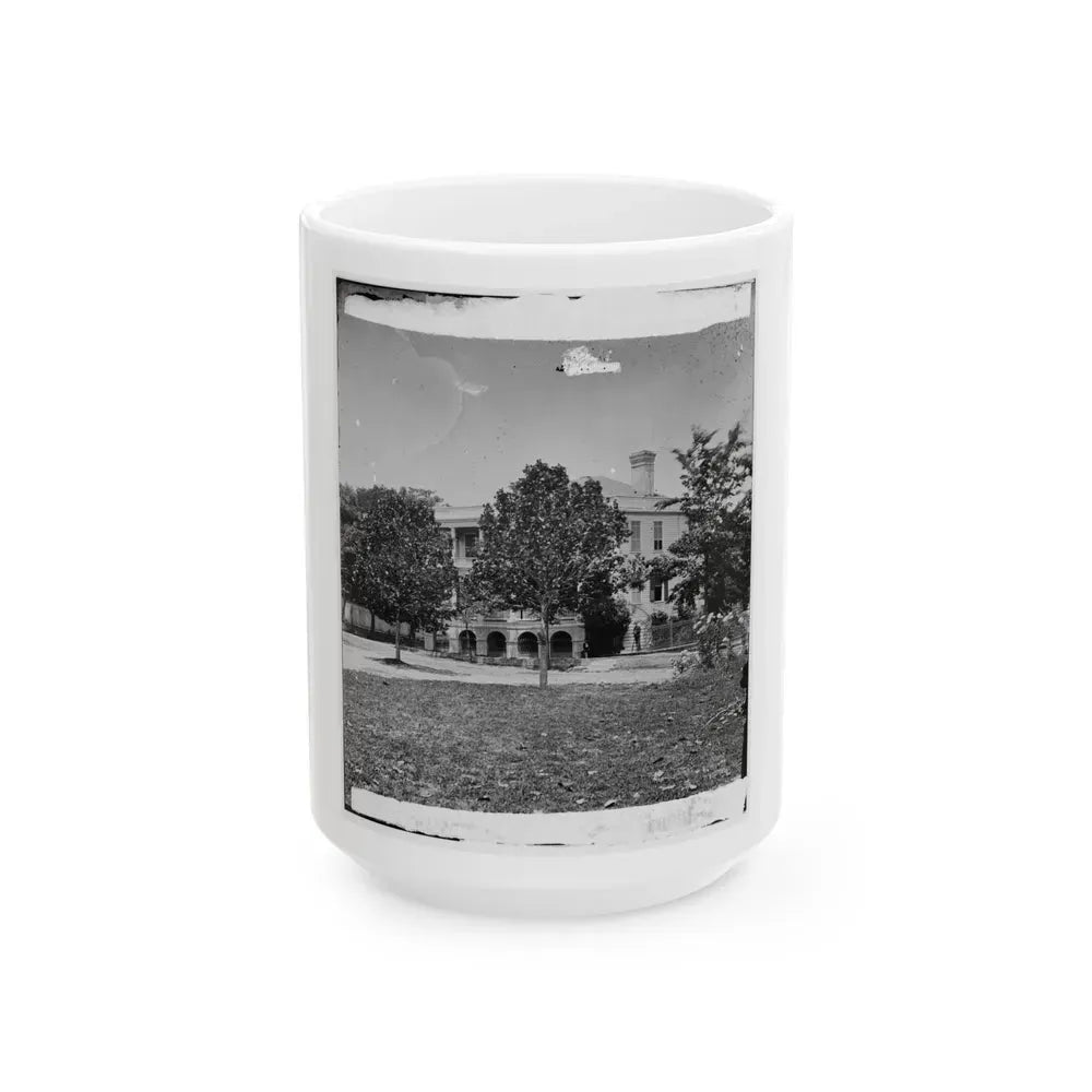 Beaufort, S.C. Robert Barnwell Rhett's House (U.S. Civil War) White Coffee Mug 15oz - Go Mug Yourself