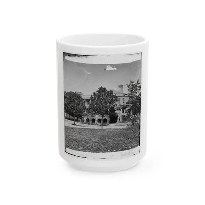 Beaufort, S.C. Robert Barnwell Rhett's House (U.S. Civil War) White Coffee Mug 15oz - Go Mug Yourself