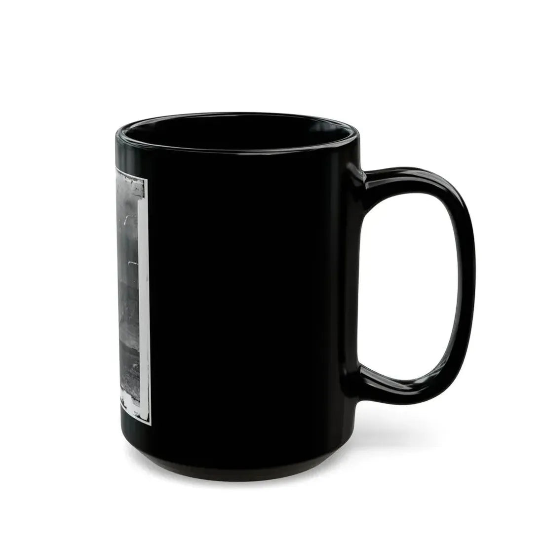 Beaufort, South Carolina. Erecting Pontoon Bridge Across Port Royal River (U.S. Civil War) Black Coffee Mug - Go Mug Yourself