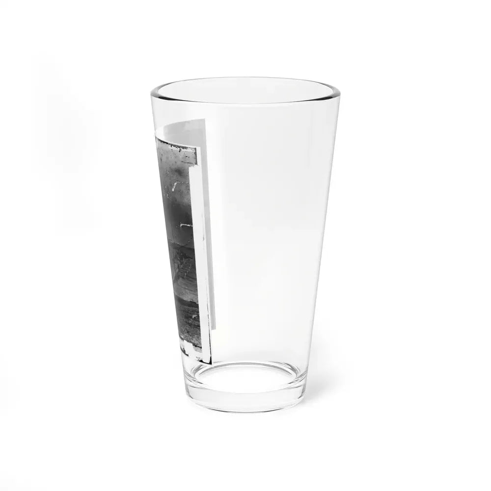 Beaufort, South Carolina. Erecting Pontoon Bridge Across Port Royal River (U.S. Civil War) Pint Glass 16oz - Go Mug Yourself