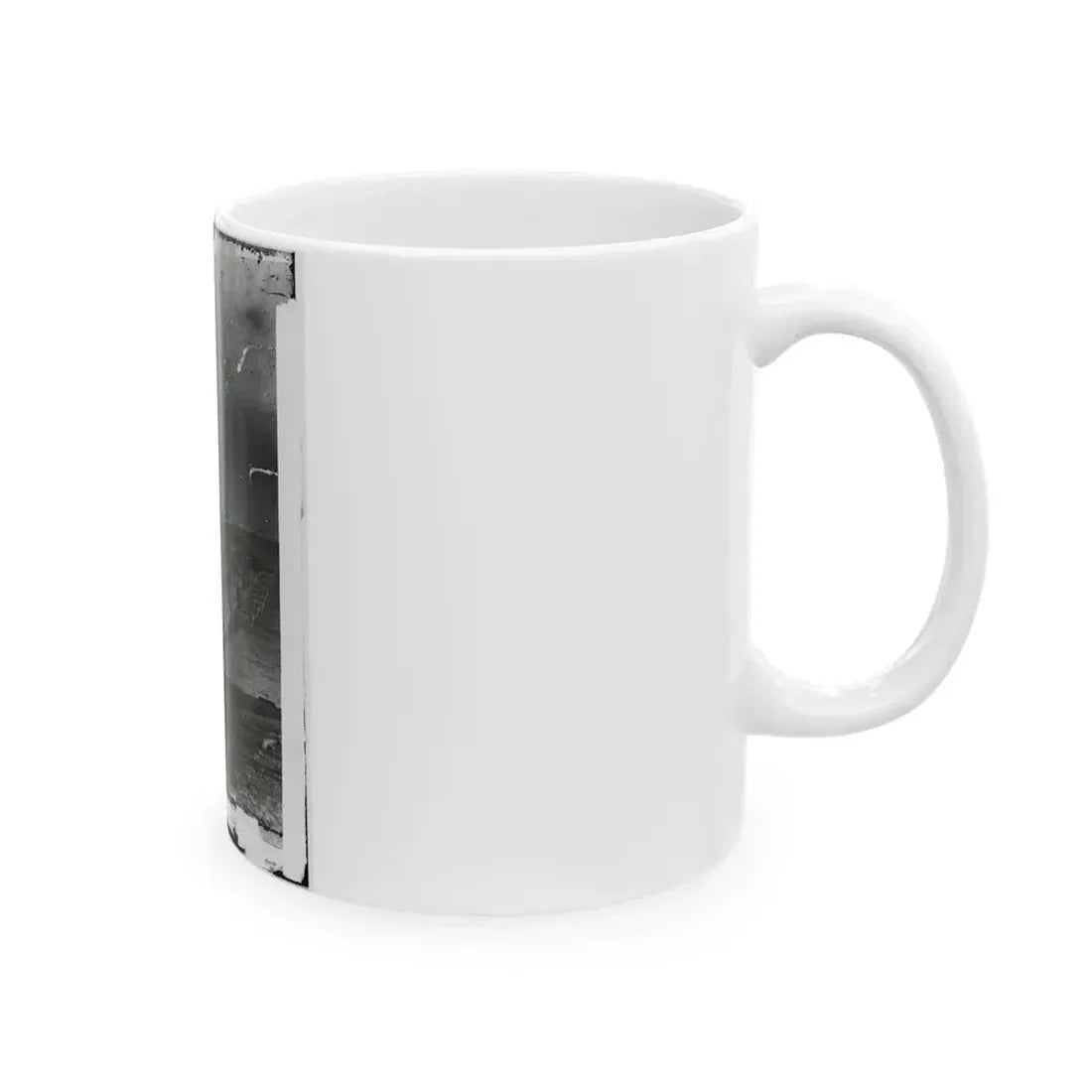 Beaufort, South Carolina. Erecting Pontoon Bridge Across Port Royal River (U.S. Civil War) White Coffee Mug - Go Mug Yourself