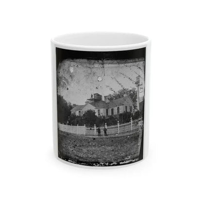 Beaufort, South Carolina. Federal Signal Station. Formerly The Home Of John G. Barnwell (U.S. Civil War) White Coffee Mug 11oz - Go Mug Yourself