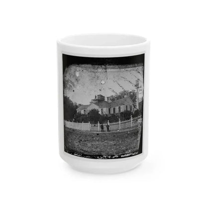 Beaufort, South Carolina. Federal Signal Station. Formerly The Home Of John G. Barnwell (U.S. Civil War) White Coffee Mug 15oz - Go Mug Yourself