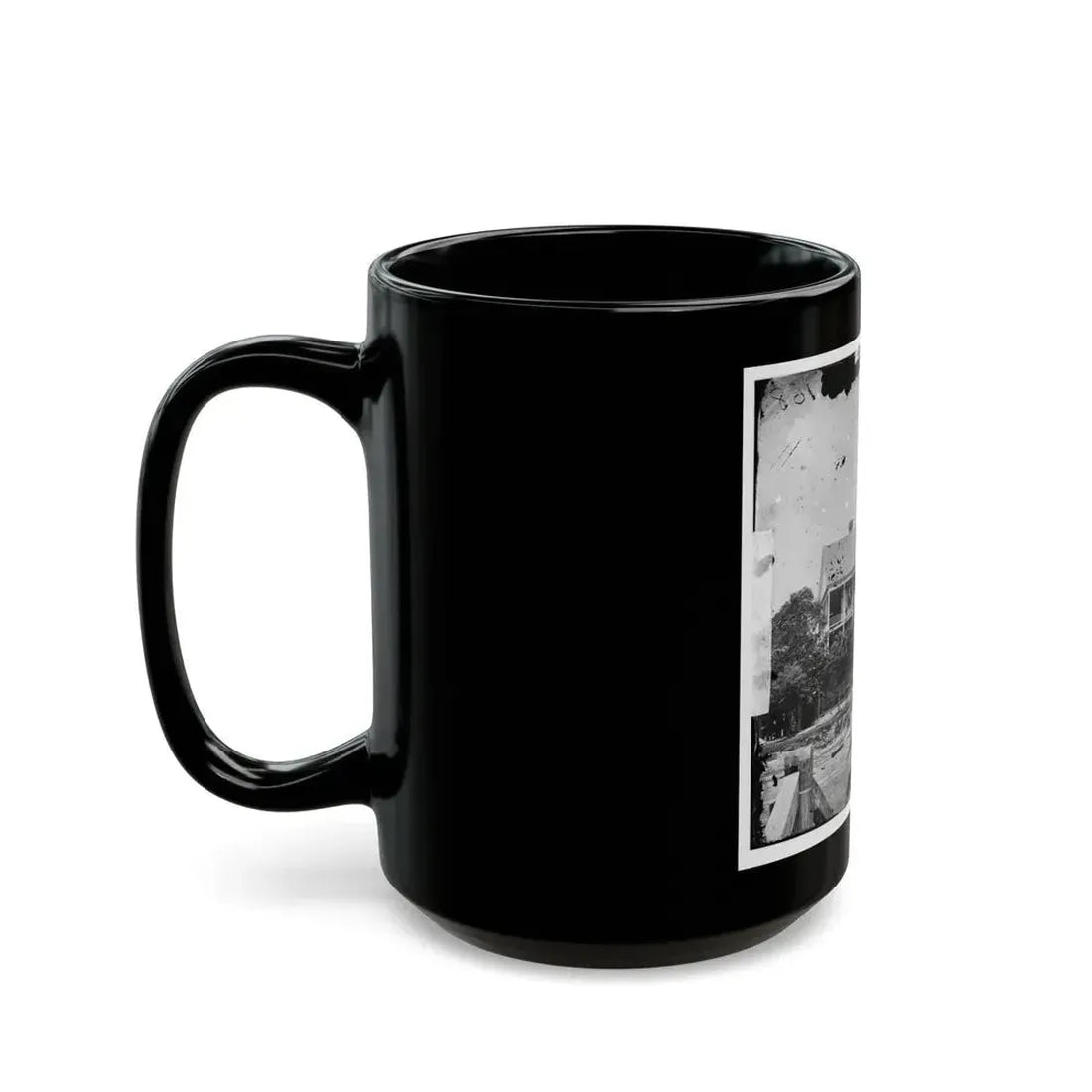 Beaufort, South Carolina. Fuller's House (U.S. Civil War) Black Coffee Mug - Go Mug Yourself