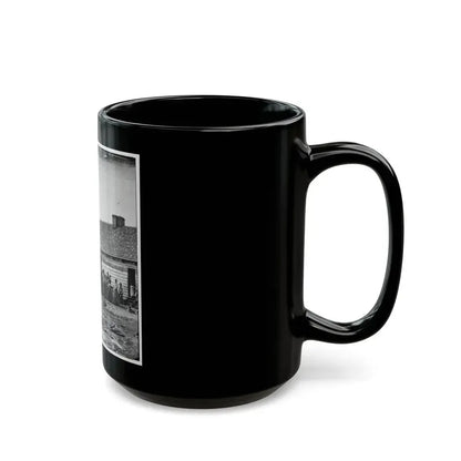 Beaufort, South Carolina. Group Of Negroes On J.J. Smith's Plantation (U.S. Civil War) Black Coffee Mug - Go Mug Yourself
