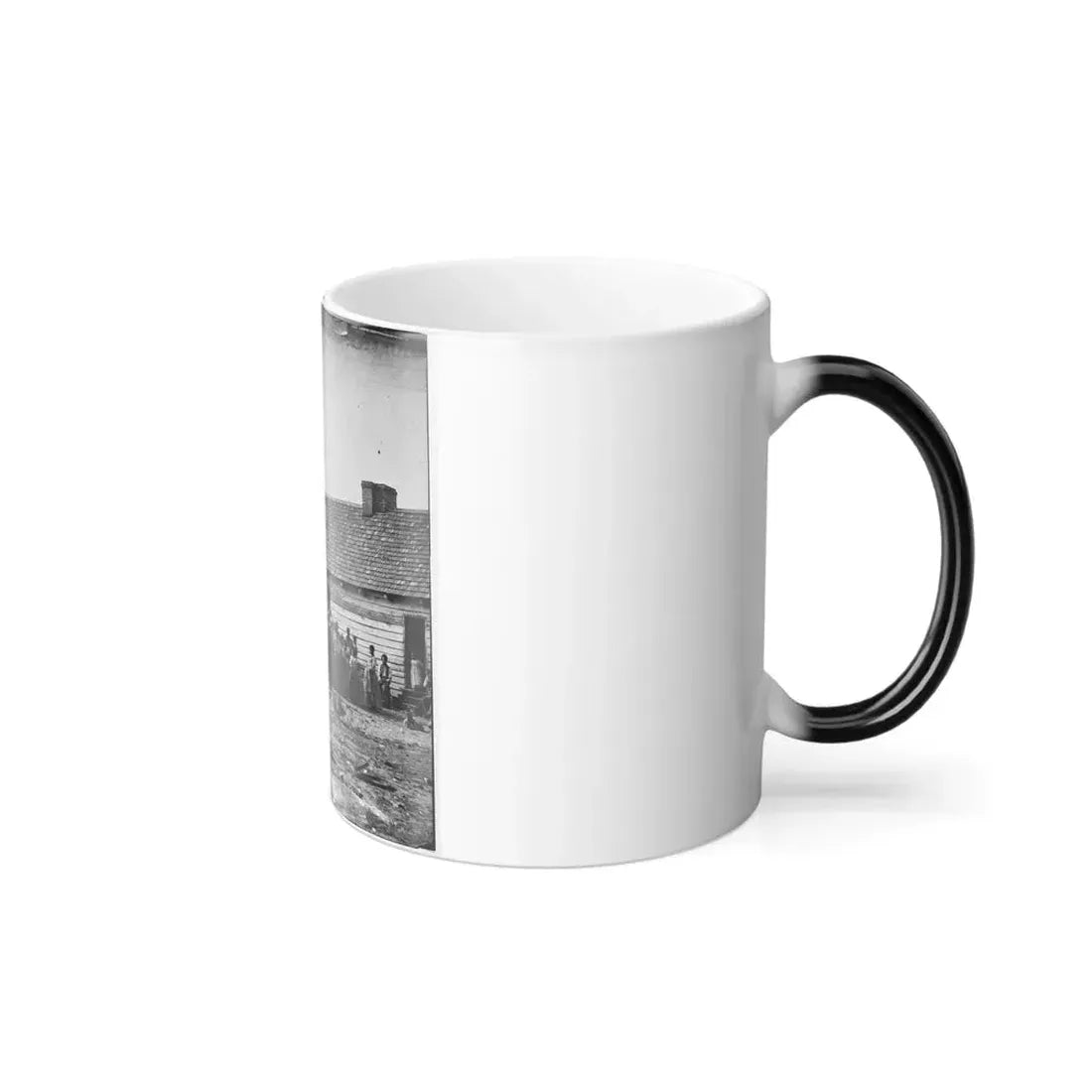 Beaufort, South Carolina. Group of Negroes on J.J. Smith's Plantation (U.S. Civil War) Color Changing Coffee Mug 11oz - Go Mug Yourself