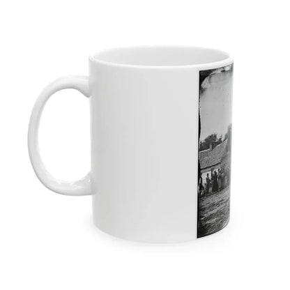 Beaufort, South Carolina. Group Of Negroes On J.J. Smith's Plantation (U.S. Civil War) White Coffee Mug - Go Mug Yourself