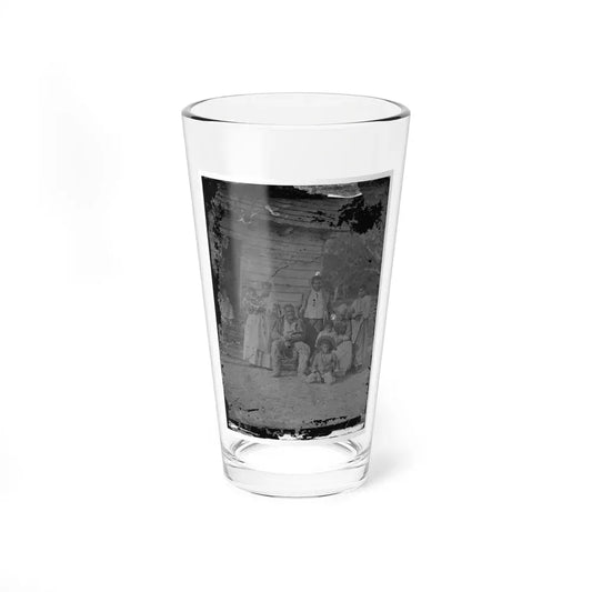 Beaufort, South Carolina. Negro Family Representing Several Generations. All Born On The Plantation Of J.J. Smith (U.S. Civil War) Pint Glass 16oz 16oz - Go Mug Yourself
