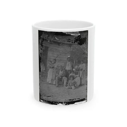 Beaufort, South Carolina. Negro Family Representing Several Generations. All Born On The Plantation Of J.J. Smith (U.S. Civil War) White Coffee Mug 11oz - Go Mug Yourself