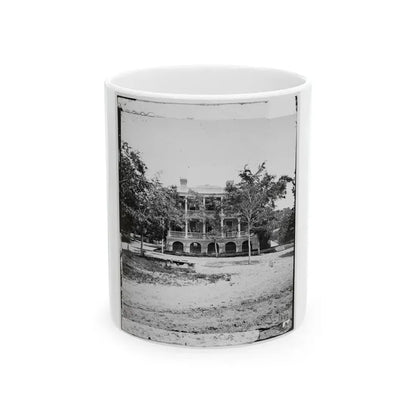 Beaufort, South Carolina. Robert Barnwell Rhett's Residence (U.S. Civil War) White Coffee Mug 11oz - Go Mug Yourself