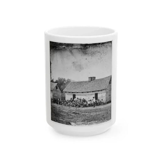 Beaufort, South Carolina. Shooting I.E., Shouting Party On J.J. Smith's Plantation (U.S. Civil War) White Coffee Mug 15oz - Go Mug Yourself