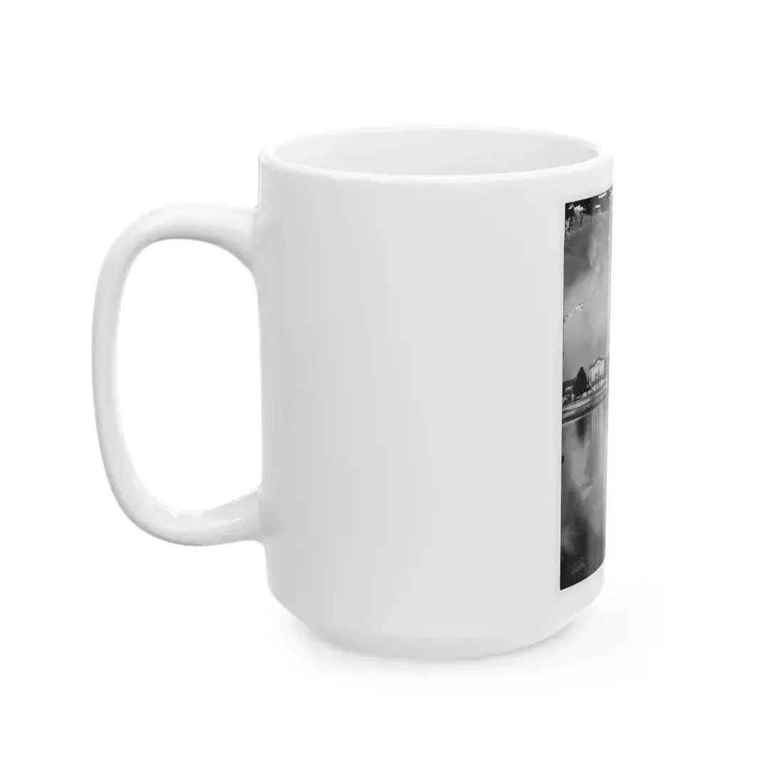 Beaufort, South Carolina. View Of Beaufort From The Waterfront. Fuller's House (U.S. Civil War) White Coffee Mug - Go Mug Yourself