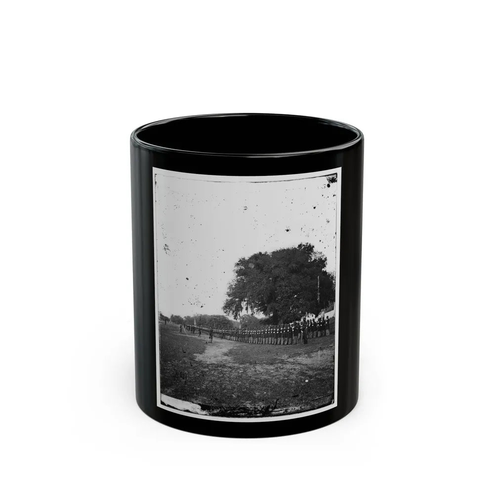 Beaufort, South Carolina. 29th Regiment From Connecticut (U.S. Civil War) Black Coffee Mug-11oz-Go Mug Yourself