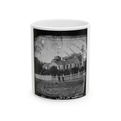 Beaufort, South Carolina. Federal Signal Station. Formerly The Home Of John G. Barnwell (U.S. Civil War) White Coffee Mug-11oz-Go Mug Yourself