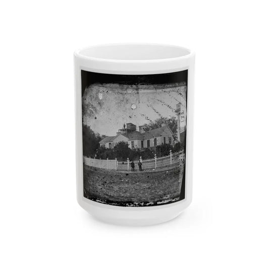 Beaufort, South Carolina. Federal Signal Station. Formerly The Home Of John G. Barnwell (U.S. Civil War) White Coffee Mug-15oz-Go Mug Yourself