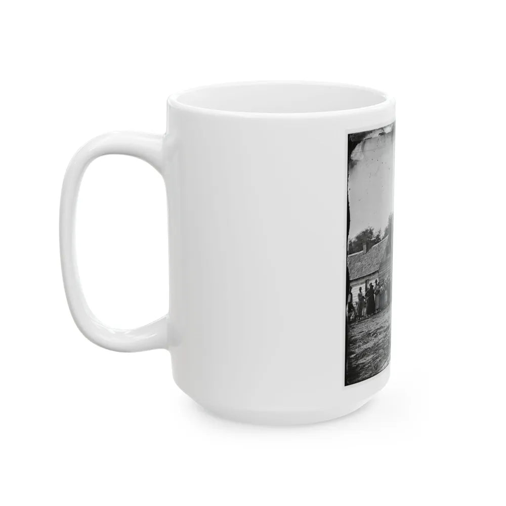 Beaufort, South Carolina. Group Of Negroes On J.J. Smith's Plantation (U.S. Civil War) White Coffee Mug-Go Mug Yourself