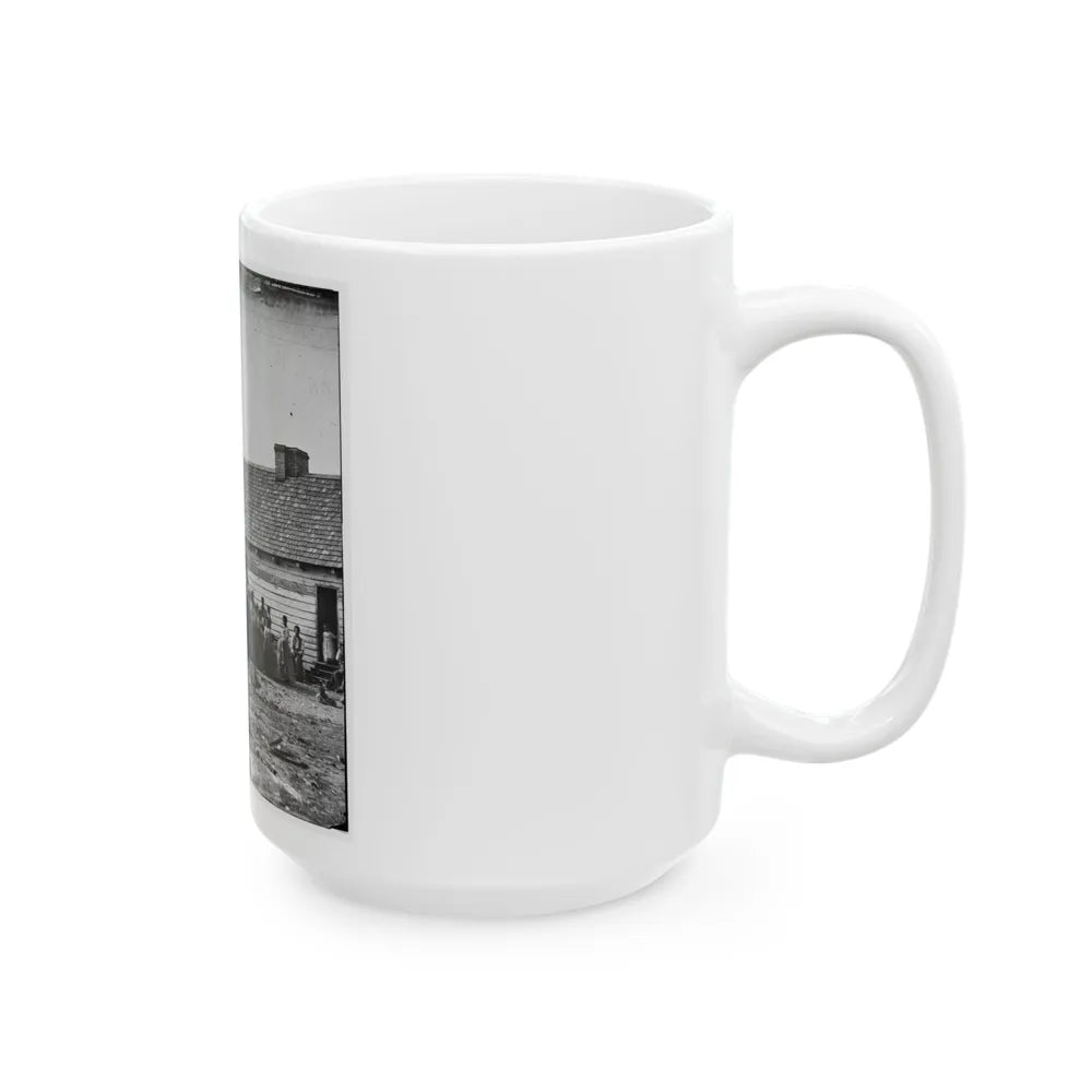 Beaufort, South Carolina. Group Of Negroes On J.J. Smith's Plantation (U.S. Civil War) White Coffee Mug-Go Mug Yourself