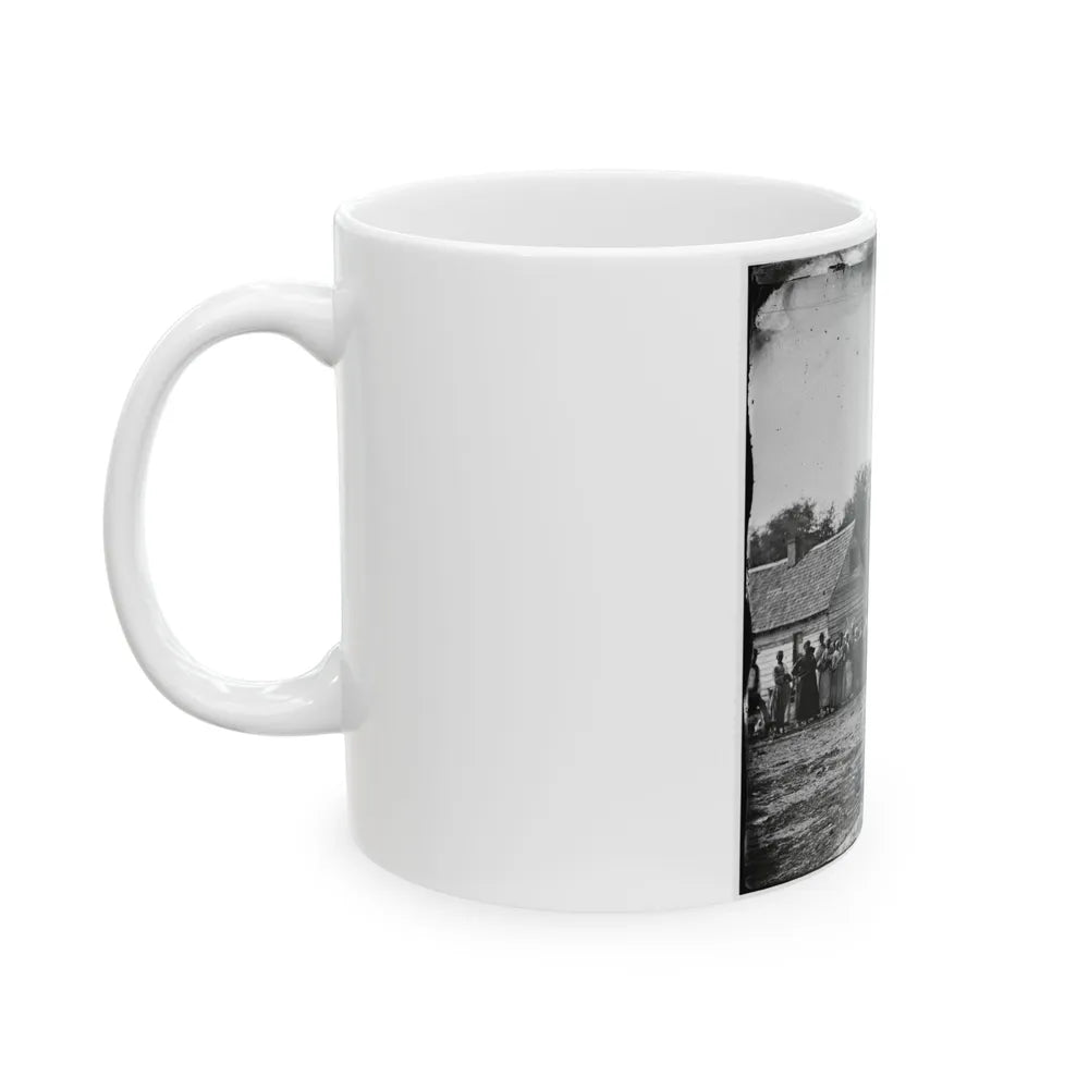 Beaufort, South Carolina. Group Of Negroes On J.J. Smith's Plantation (U.S. Civil War) White Coffee Mug-Go Mug Yourself