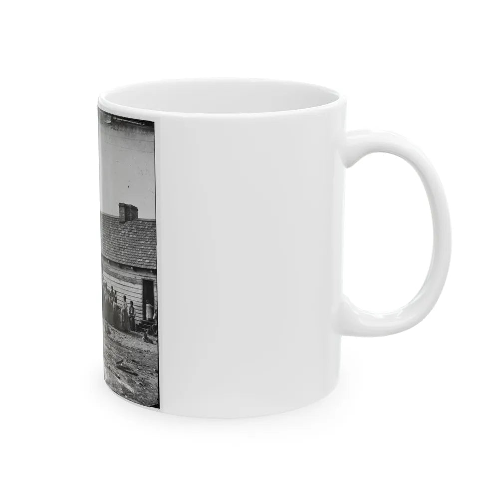 Beaufort, South Carolina. Group Of Negroes On J.J. Smith's Plantation (U.S. Civil War) White Coffee Mug-Go Mug Yourself