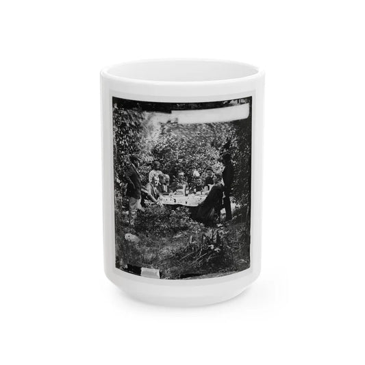 Beaufort, South Carolina. Our Mess (U.S. Civil War) White Coffee Mug-15oz-Go Mug Yourself