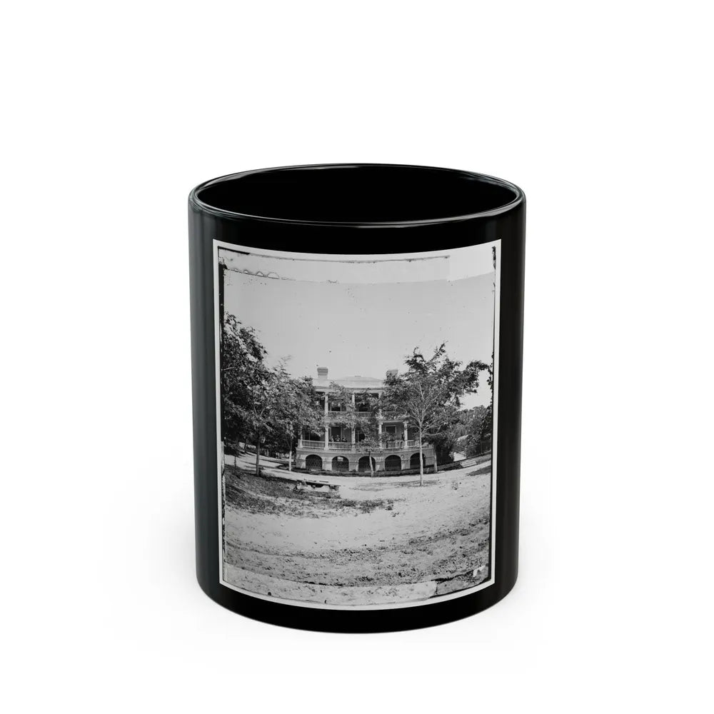 Beaufort, South Carolina. Robert Barnwell Rhett's Residence (U.S. Civil War) Black Coffee Mug-11oz-Go Mug Yourself