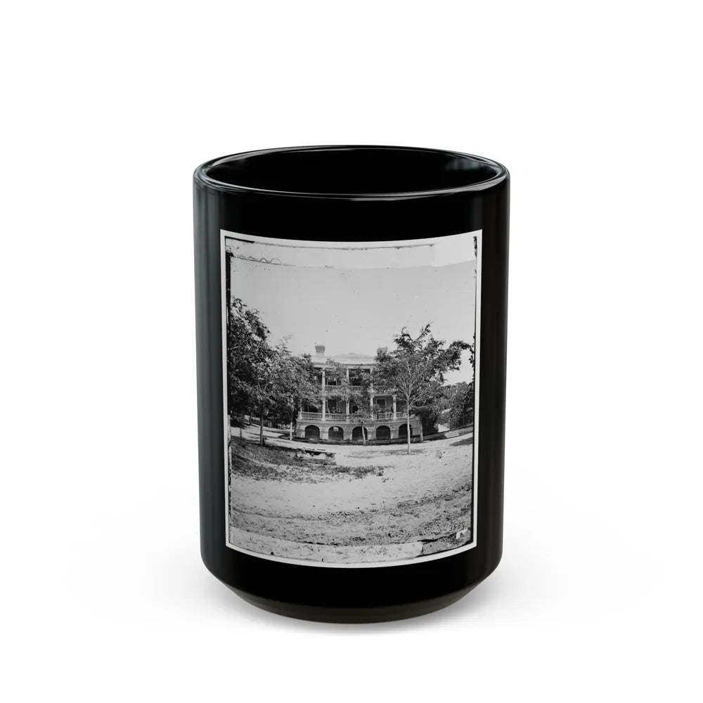 Beaufort, South Carolina. Robert Barnwell Rhett's Residence (U.S. Civil War) Black Coffee Mug-15oz-Go Mug Yourself