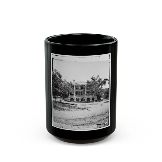 Beaufort, South Carolina. Robert Barnwell Rhett's Residence (U.S. Civil War) Black Coffee Mug-15oz-Go Mug Yourself