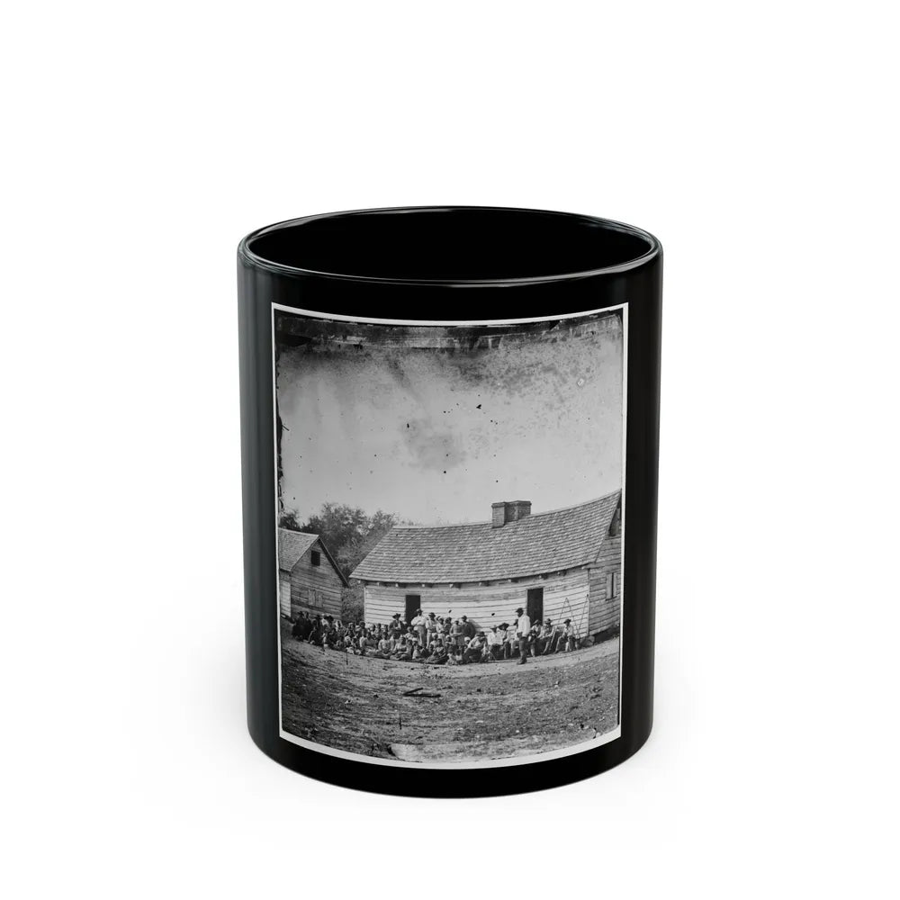 Beaufort, South Carolina. Shooting I.E., Shouting Party On J.J. Smith's Plantation (U.S. Civil War) Black Coffee Mug-11oz-Go Mug Yourself