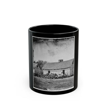 Beaufort, South Carolina. Shooting I.E., Shouting Party On J.J. Smith's Plantation (U.S. Civil War) Black Coffee Mug-11oz-Go Mug Yourself
