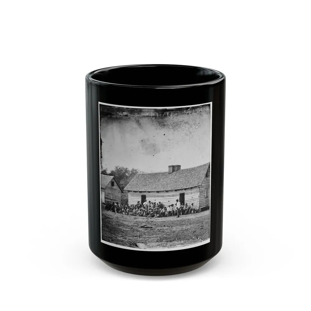 Beaufort, South Carolina. Shooting I.E., Shouting Party On J.J. Smith's Plantation (U.S. Civil War) Black Coffee Mug-15oz-Go Mug Yourself