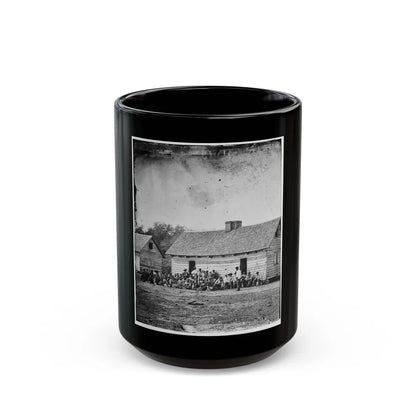 Beaufort, South Carolina. Shooting I.E., Shouting Party On J.J. Smith's Plantation (U.S. Civil War) Black Coffee Mug-15oz-Go Mug Yourself