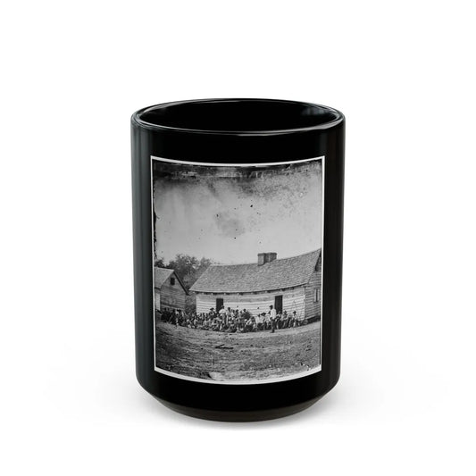 Beaufort, South Carolina. Shooting I.E., Shouting Party On J.J. Smith's Plantation (U.S. Civil War) Black Coffee Mug-15oz-Go Mug Yourself