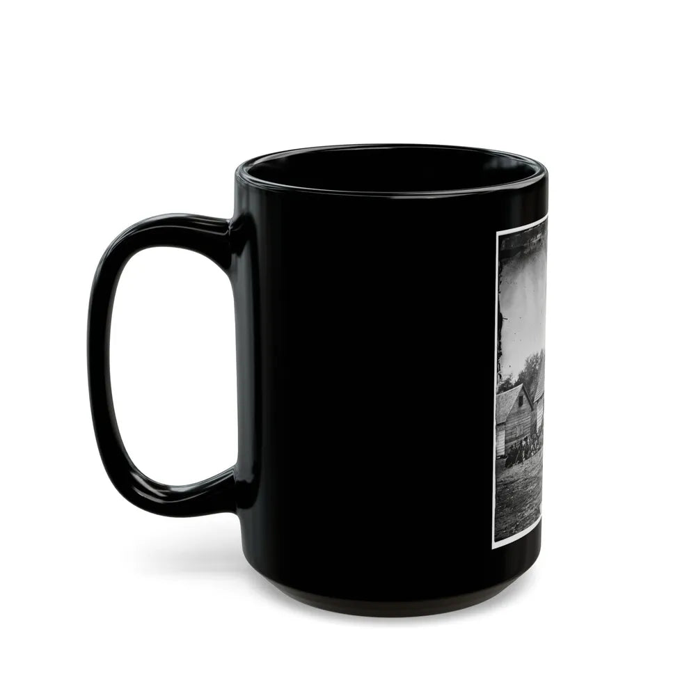 Beaufort, South Carolina. Shooting I.E., Shouting Party On J.J. Smith's Plantation (U.S. Civil War) Black Coffee Mug-Go Mug Yourself