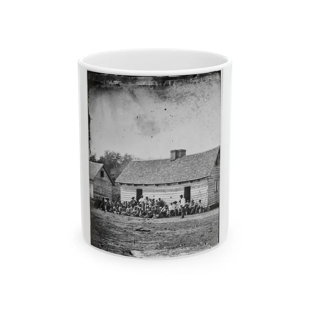 Beaufort, South Carolina. Shooting I.E., Shouting Party On J.J. Smith's Plantation (U.S. Civil War) White Coffee Mug-11oz-Go Mug Yourself