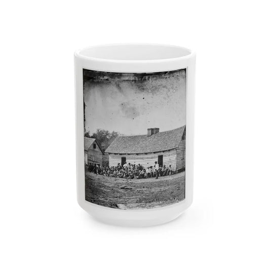 Beaufort, South Carolina. Shooting I.E., Shouting Party On J.J. Smith's Plantation (U.S. Civil War) White Coffee Mug-15oz-Go Mug Yourself