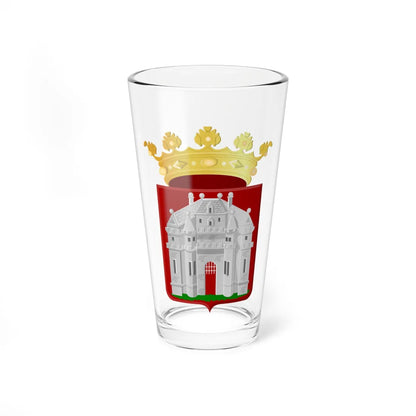 Beaumont Hainaut wapen (Belgium) (Coat of Arms) Pint Glass 16oz 16oz - Go Mug Yourself