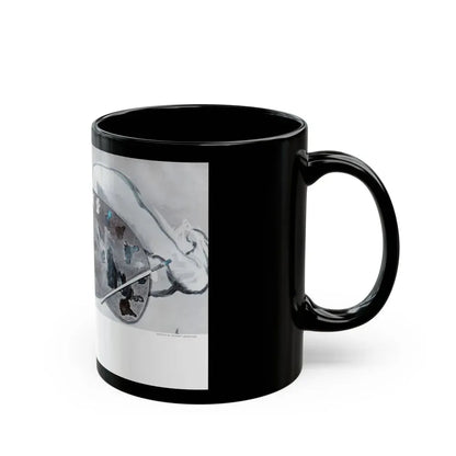 Beautiful Dechess, Cosmopolitan, August 1952 - Black Coffee Mug - Go Mug Yourself