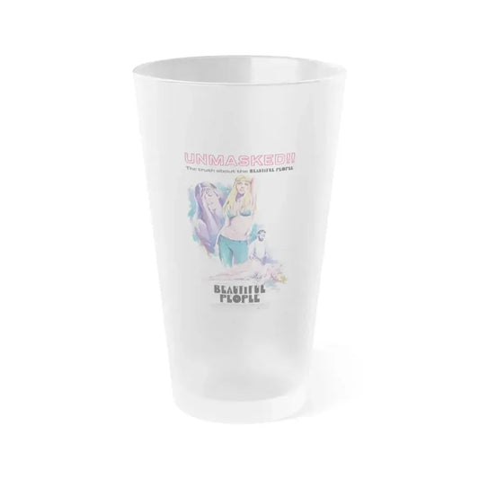 BEAUTIFUL PEOPLE 1971 Movie Poster - Frosted Pint Glass 16oz 16oz Frosted - Go Mug Yourself