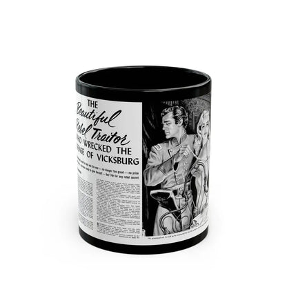 Beautiful Rebel Traitors, True Men Stories, April 1959 - Black Coffee Mug 11oz - Go Mug Yourself