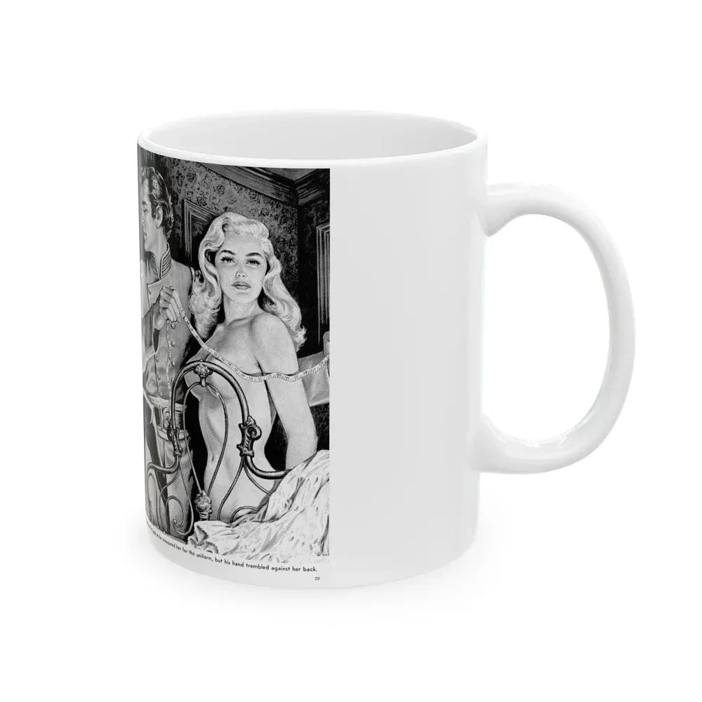 Beautiful Rebel Traitors, True Men Stories, April 1959 - White Coffee Mug - Go Mug Yourself