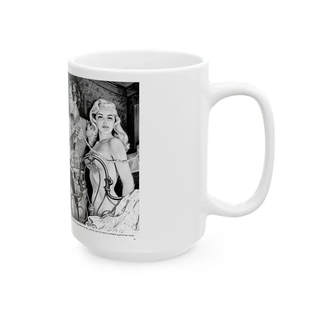 Beautiful Rebel Traitors, True Men Stories, April 1959 - White Coffee Mug - Go Mug Yourself