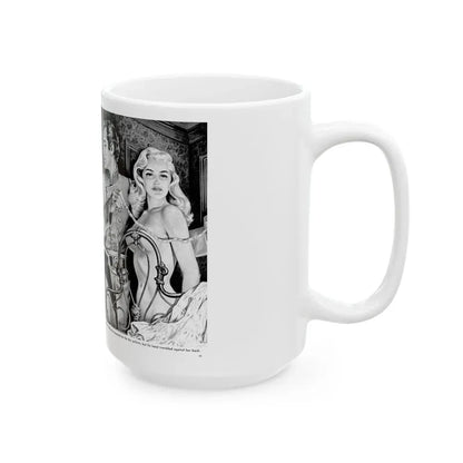 Beautiful Rebel Traitors, True Men Stories, April 1959 - White Coffee Mug - Go Mug Yourself