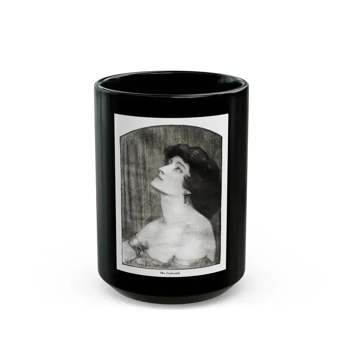 Beauty (1), Redbook magazine, January 1921 - Black Coffee Mug 15oz - Go Mug Yourself