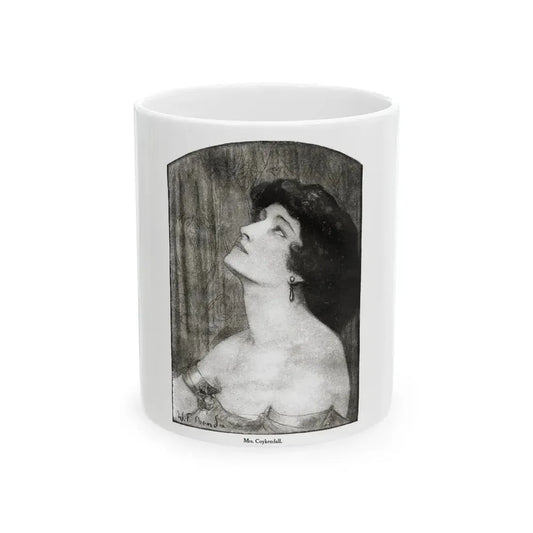 Beauty (1), Redbook magazine, January 1921 - White Coffee Mug 11oz - Go Mug Yourself