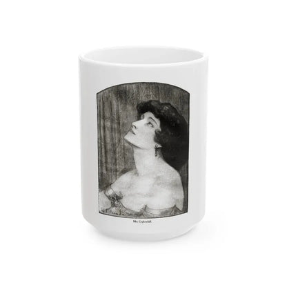Beauty (1), Redbook magazine, January 1921 - White Coffee Mug 15oz - Go Mug Yourself