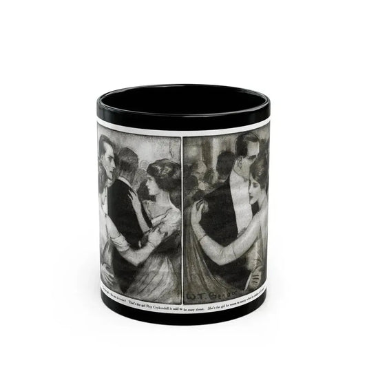 Beauty (2), Redbook magazine, January 1921 - Black Coffee Mug 11oz - Go Mug Yourself