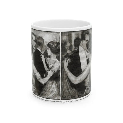 Beauty (2), Redbook magazine, January 1921 - White Coffee Mug 11oz - Go Mug Yourself