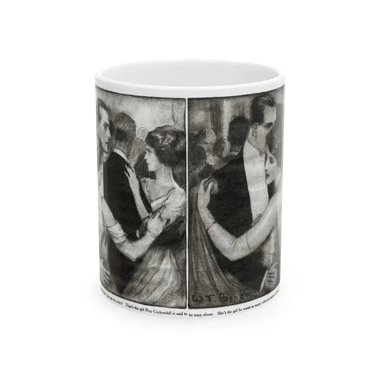 Beauty (2), Redbook magazine, January 1921 - White Coffee Mug 11oz - Go Mug Yourself